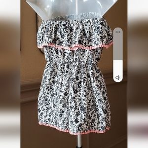 EUC Rewind Strapless Romper